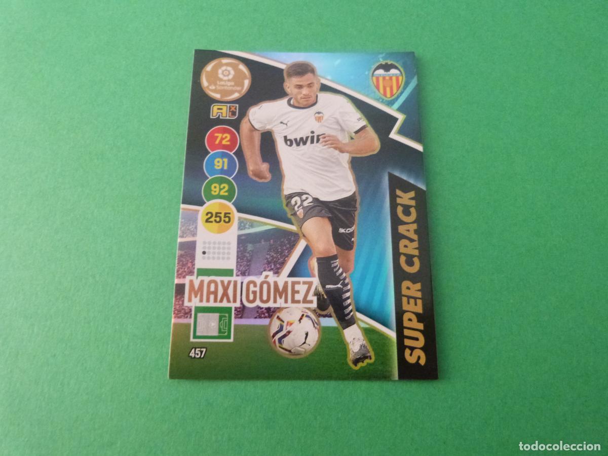 Cartes &agrave; collectionner de Football: TRADING CARD FUTBOL MAXI GOMEZ VALENCIA C.F. N&ordm; 457 LIGA ADRENALYN XL 2020-2021/20-21 PANINI