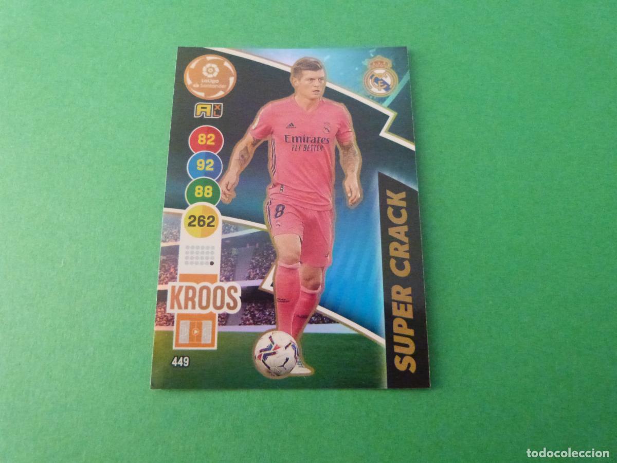Fu&szlig;ball-Sticker: TRADING CARD FUTBOL KROOS REAL MADRID C.F. N&ordm; 449 LIGA ADRENALYN XL 2020-2021/20-21 PANINI