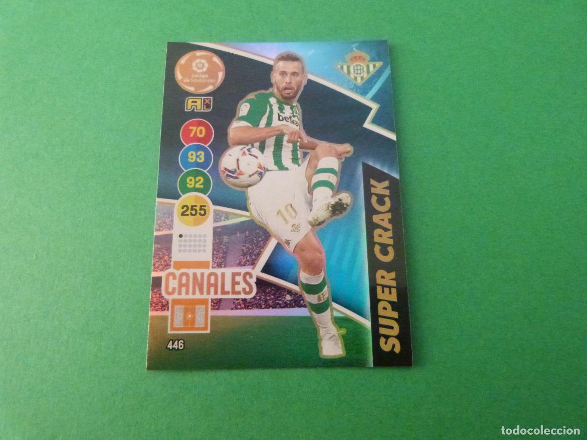Fu&szlig;ball-Sticker: TRADING CARD FUTBOL CANALES REAL BETIS BALOMPIE N&ordm; 446 LIGA ADRENALYN XL 2020-2021/20-21 PANINI