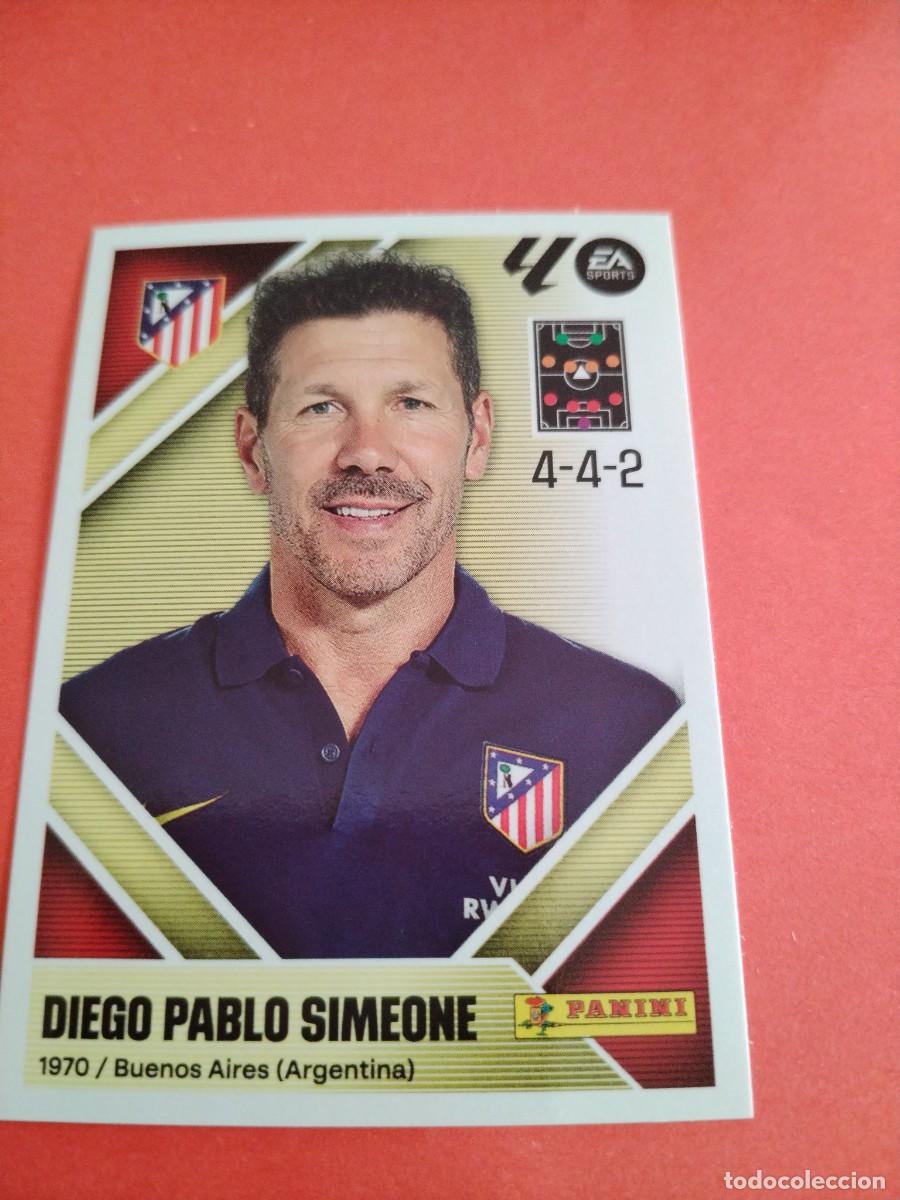 Cromos de f&uacute;tbol: ESTE 2026 2027 ATLETICO MADRID N 2 SIMEONE