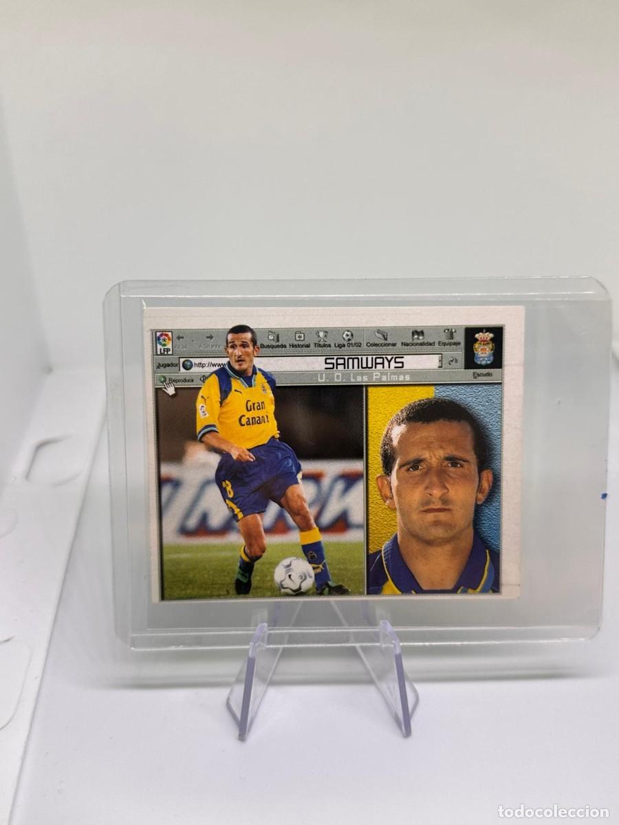 Football Stickers: Samways Las Palmas Liga Este 2001 2002 sin pegar