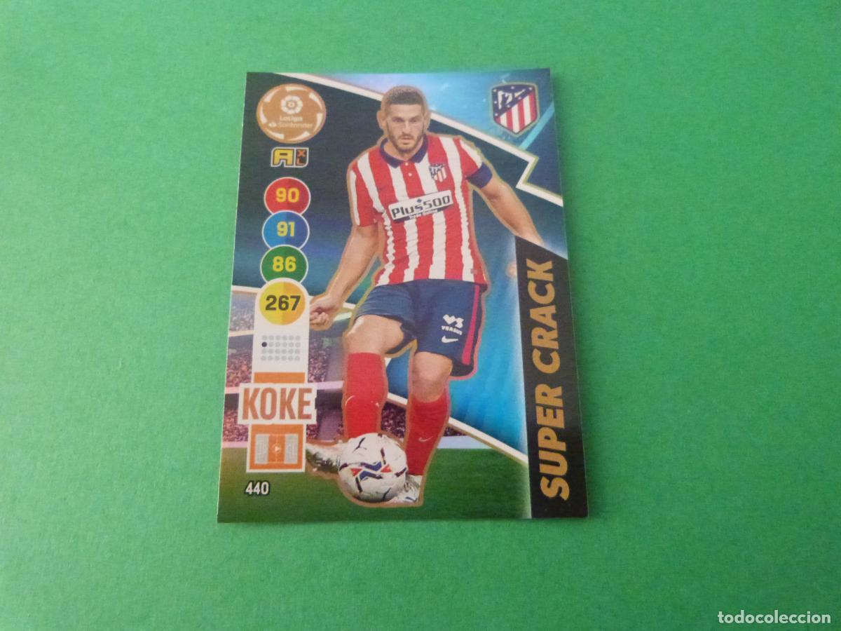 Cromos de f&uacute;tbol: TRADING CARD FUTBOL KOKE ATLETICO DE MADRID N&ordm; 440 LIGA ADRENALYN XL 2020-2021/20-21 PANINI
