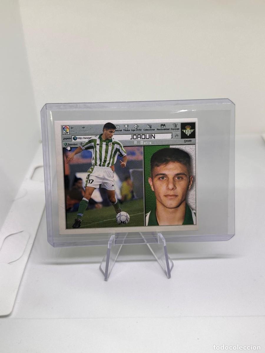 Football Stickers: Joaquin Rookie Real Betis Liga Este 2001 2002 sin pegar