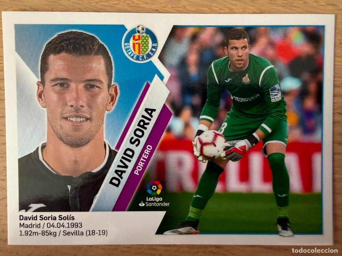 Cromos de f&uacute;tbol: 1 DAVID SORIA GETAFE 19 20 2019 2020 LIGA SANTANDER COLECCIONES ESTE SIN PEGAR STICKER