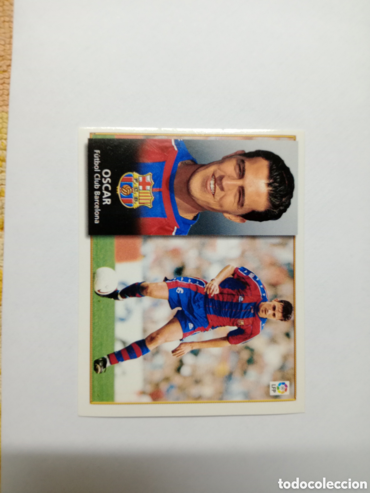 Cromos de f&uacute;tbol: 98-99 ESTE CROMO NUEVO NUNCA PEGADO EN BUEN ESTADO OSCAR