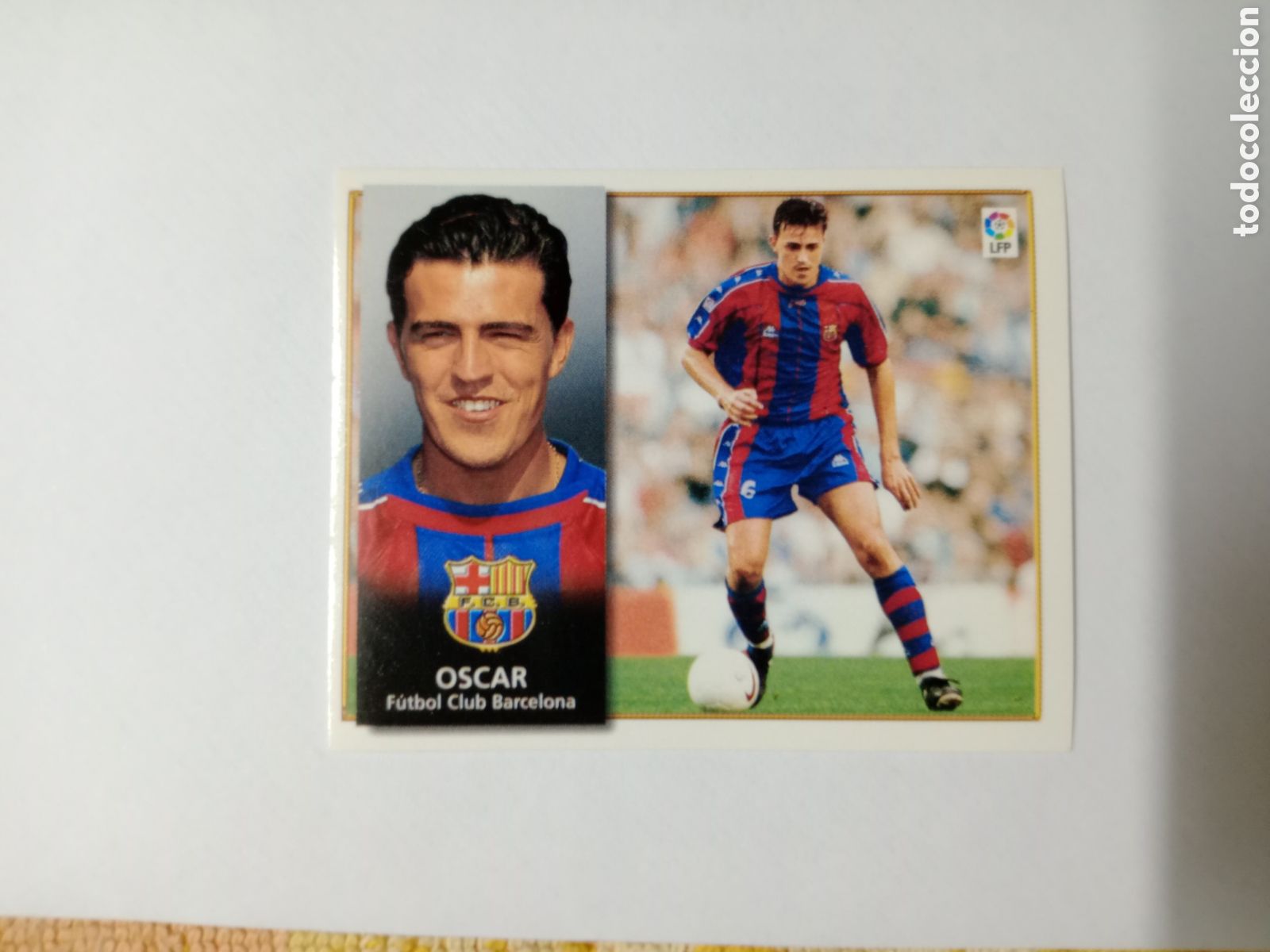 Fu&szlig;ball-Sticker: 98-99 ESTE CROMO NUEVO NUNCA PEGADO EN BUEN ESTADO OSCAR