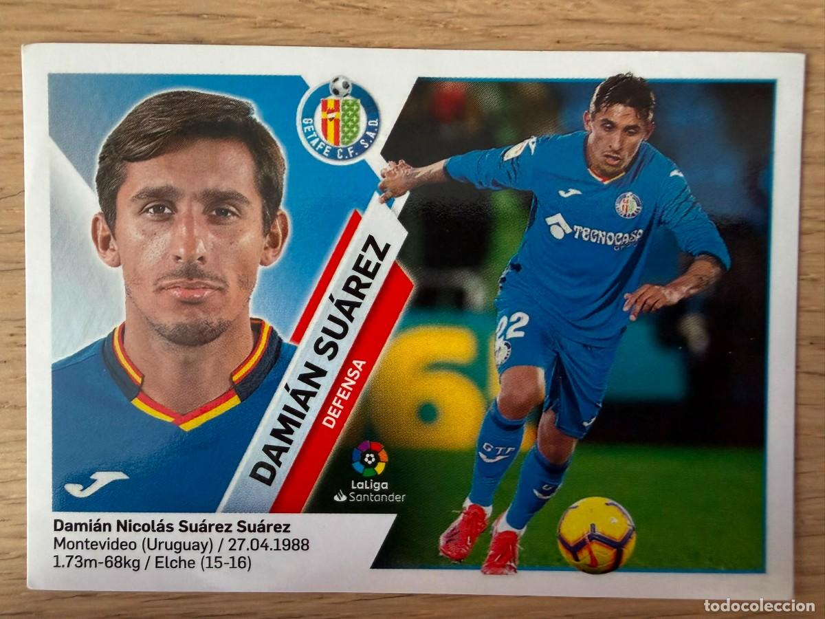 Cromos de f&uacute;tbol: 3 DAMIAN SUAREZ GETAFE 19 20 2019 2020 LIGA SANTANDER COLECCIONES ESTE SIN PEGAR STICKER