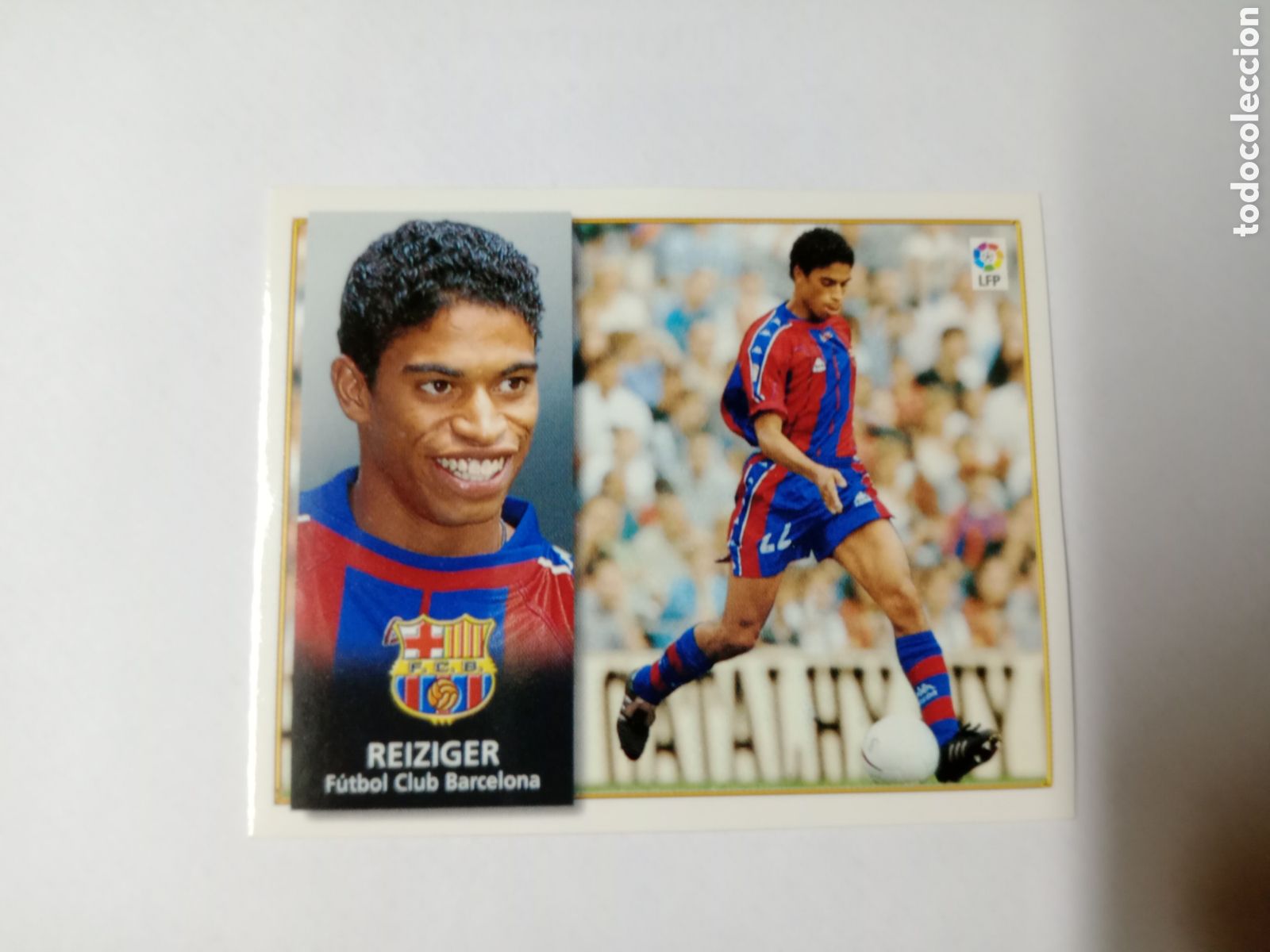 Fu&szlig;ball-Sticker: 98-99 ESTE CROMO NUEVO NUNCA PEGADO EN BUEN ESTADO REIZIGER