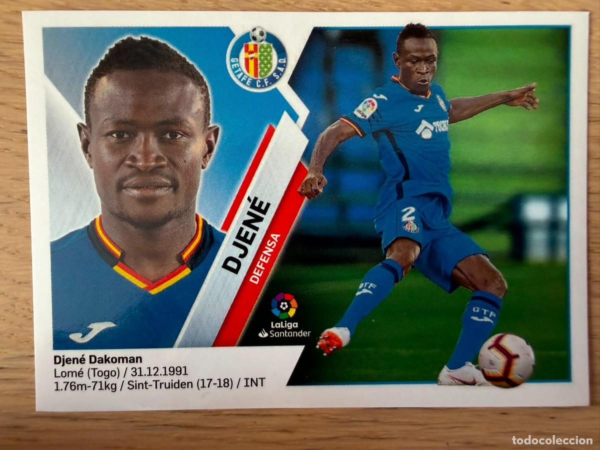 Cromos de f&uacute;tbol: 4 DJENE GETAFE 19 20 2019 2020 LIGA SANTANDER COLECCIONES ESTE SIN PEGAR STICKER