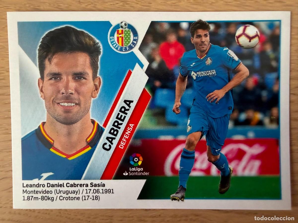 Cromos de f&uacute;tbol: 5 CABRERA GETAFE 19 20 2019 2020 LIGA SANTANDER COLECCIONES ESTE SIN PEGAR STICKER