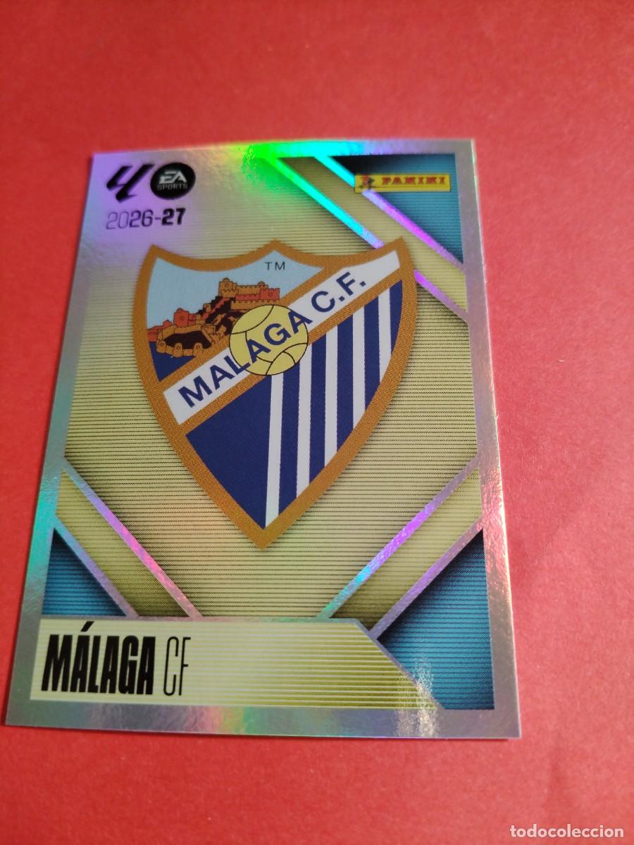 Cromos de f&uacute;tbol: ESTE 2026 2027 MALAGA N 1 ESCUDO