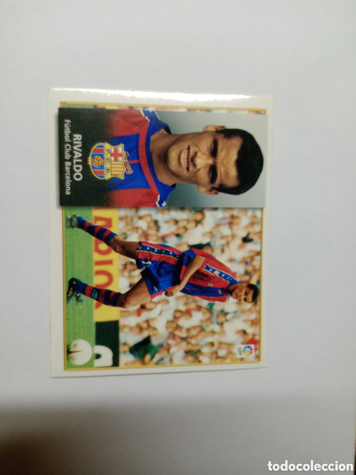 Cromos de f&uacute;tbol: 98-99 ESTE CROMO NUEVO NUNCA PEGADO EN BUEN ESTADO RIVALDO