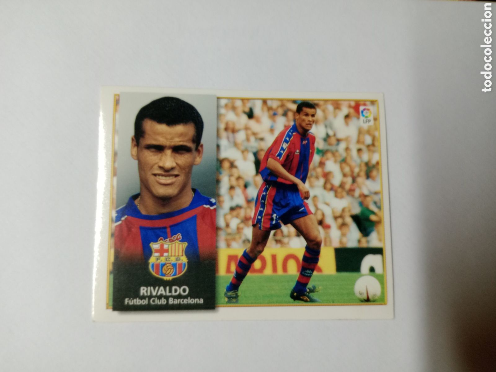 Cromos de f&uacute;tbol: 98-99 ESTE CROMO NUEVO NUNCA PEGADO EN BUEN ESTADO RIVALDO