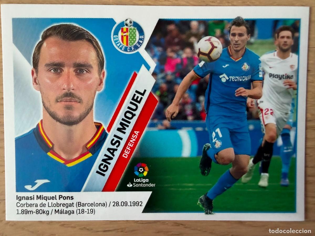 Cromos de f&uacute;tbol: 6B 6 B IGNASI MIQUEL GETAFE 19 20 2019 2020 LIGA SANTANDER COLECCIONES ESTE SIN PEGAR STICKER