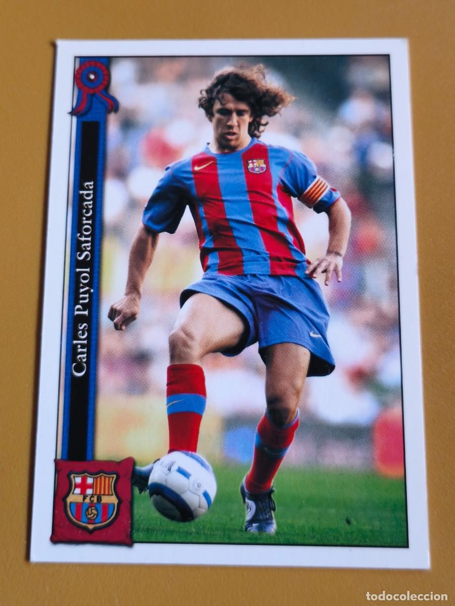 Cromos de f&uacute;tbol: puyol, 2005 06 barcelona