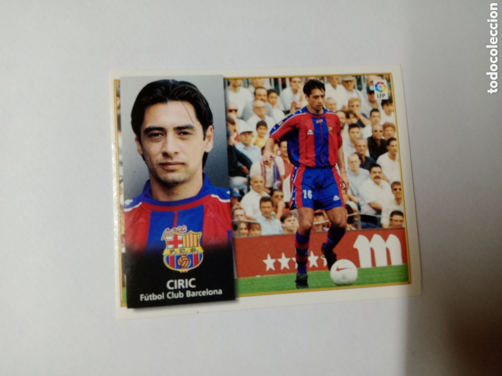 Cromos de f&uacute;tbol: 98-99 ESTE CROMO NUEVO NUNCA PEGADO EN BUEN ESTADO CIRIC