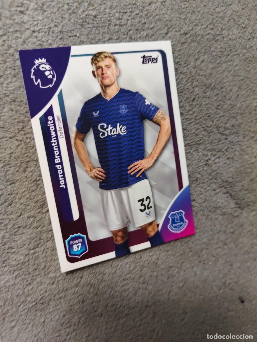 Cromos de f&uacute;tbol: 130 PREMIER LEAGUE 2025 26 JARRAD BRANTHWAITE EVERTON TOPPS 25 2026 TRADING CARDS AAL