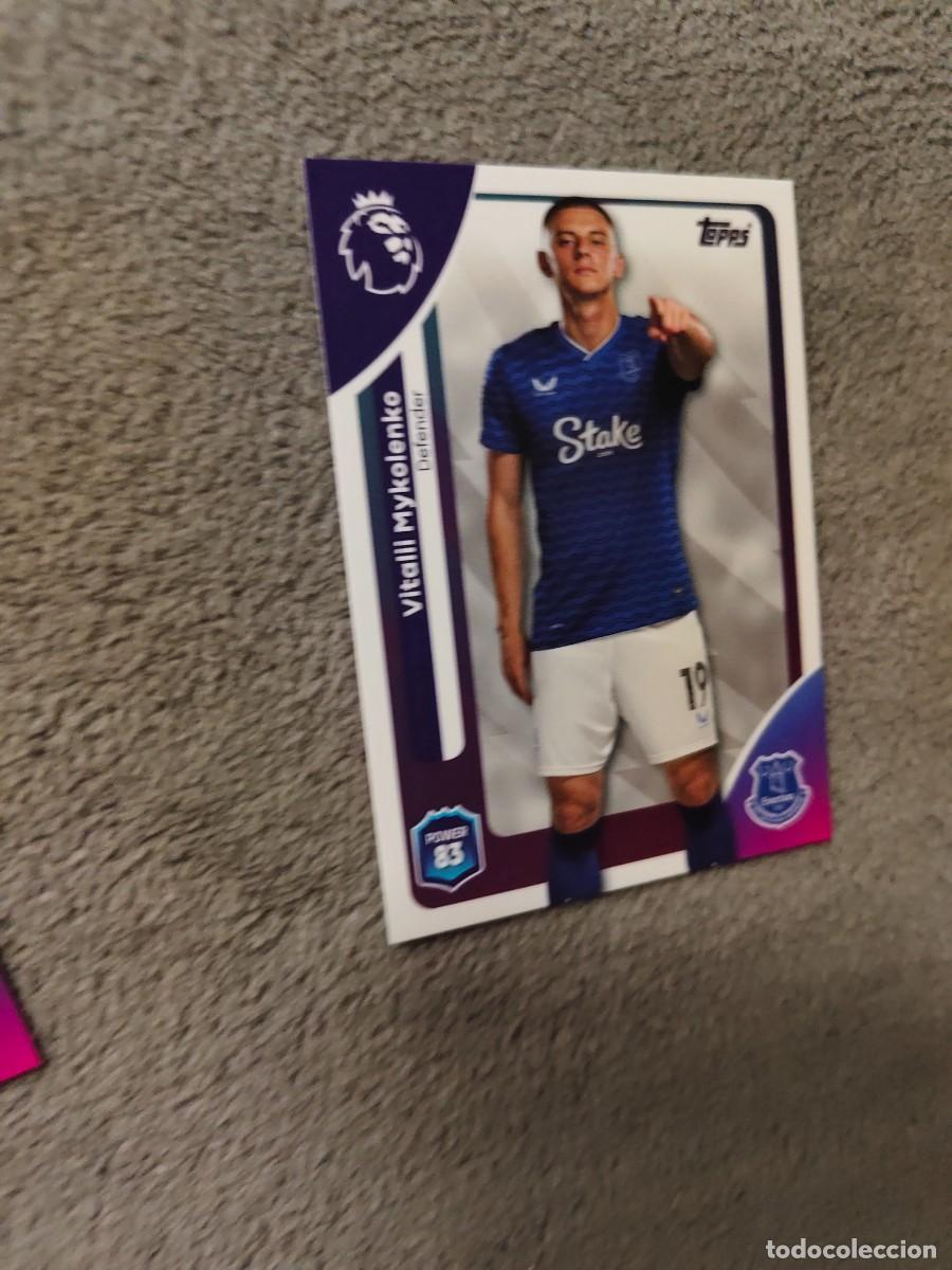 Cromos de f&uacute;tbol: 131 PREMIER LEAGUE 2025 26 VITALII MYKOLENKO EVERTON TOPPS 25 2026 TRADING CARDS AAL