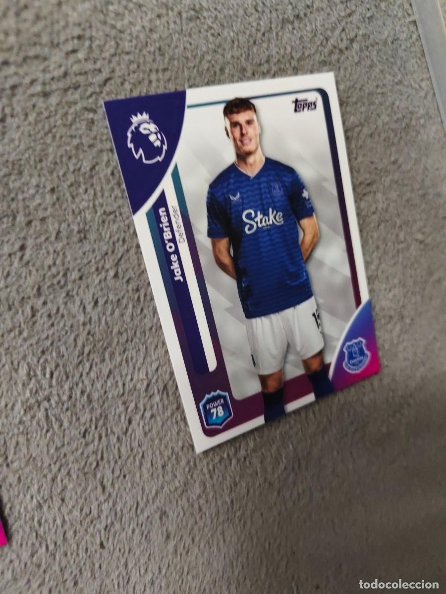 Cromos de f&uacute;tbol: 132 PREMIER LEAGUE 2025 26 JAKE O&rsquo;BRIEN EVERTON TOPPS 25 2026 TRADING CARDS AAL