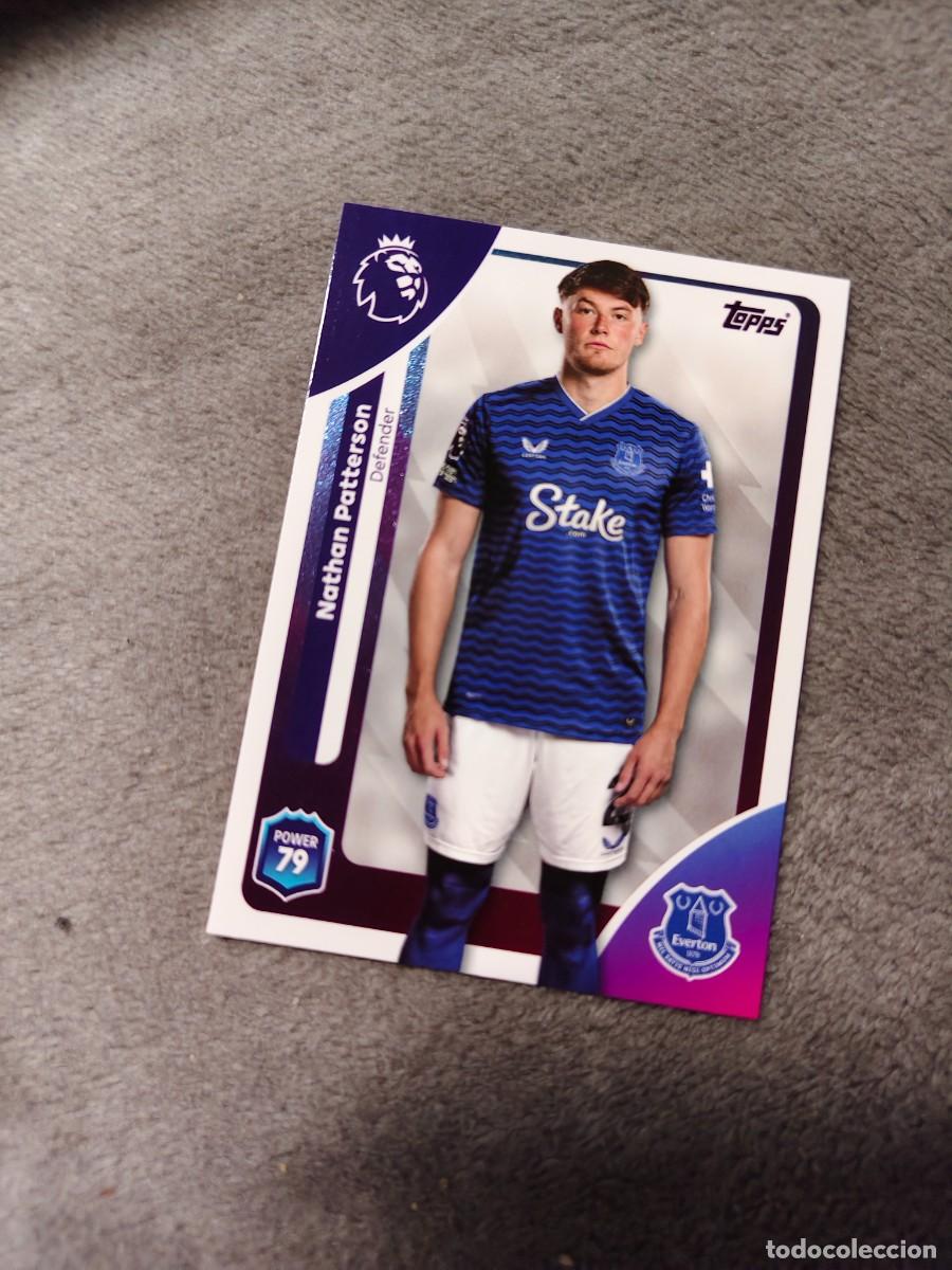 Cromos de f&uacute;tbol: 133 PREMIER LEAGUE 2025 26 NATHAN PATTERSON EVERTON TOPPS 25 2026 TRADING CARDS AAL