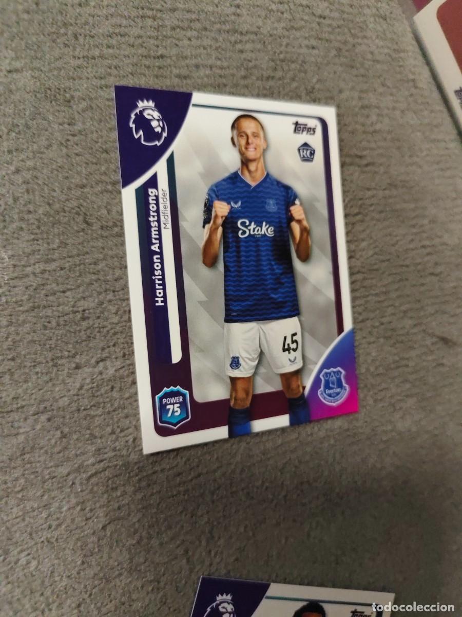 Cromos de f&uacute;tbol: 136 PREMIER LEAGUE 2025 26 HARRISON ARMSTRONG ROOKIE EVERTON TOPPS 25 2026 TRADING CARDS AAL