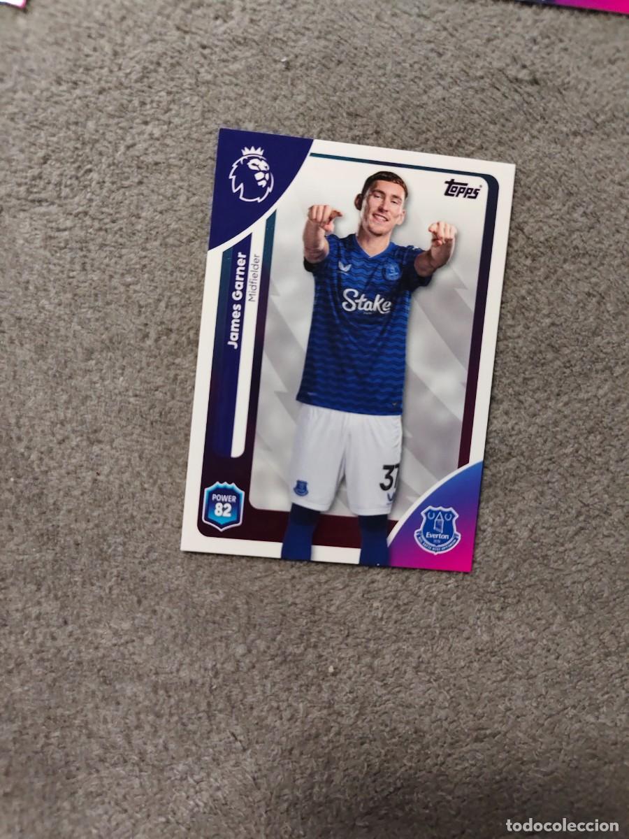 Cromos de f&uacute;tbol: 137 PREMIER LEAGUE 2025 26 JAMES GARNER EVERTON TOPPS 25 2026 TRADING CARDS AAL
