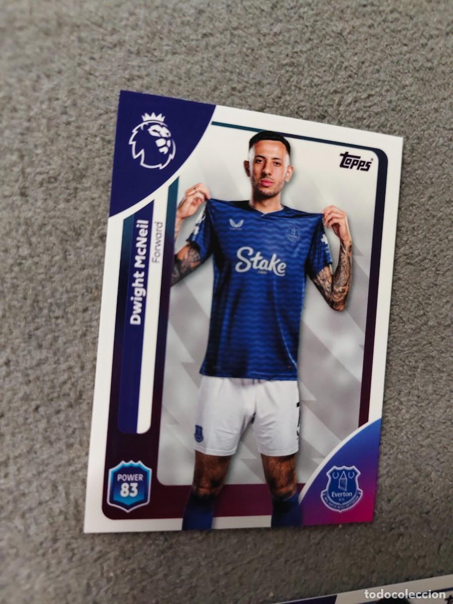 Cromos de f&uacute;tbol: 138 PREMIER LEAGUE 2025 26 DWIGHT MCNEIL EVERTON TOPPS 25 2026 TRADING CARDS AAL