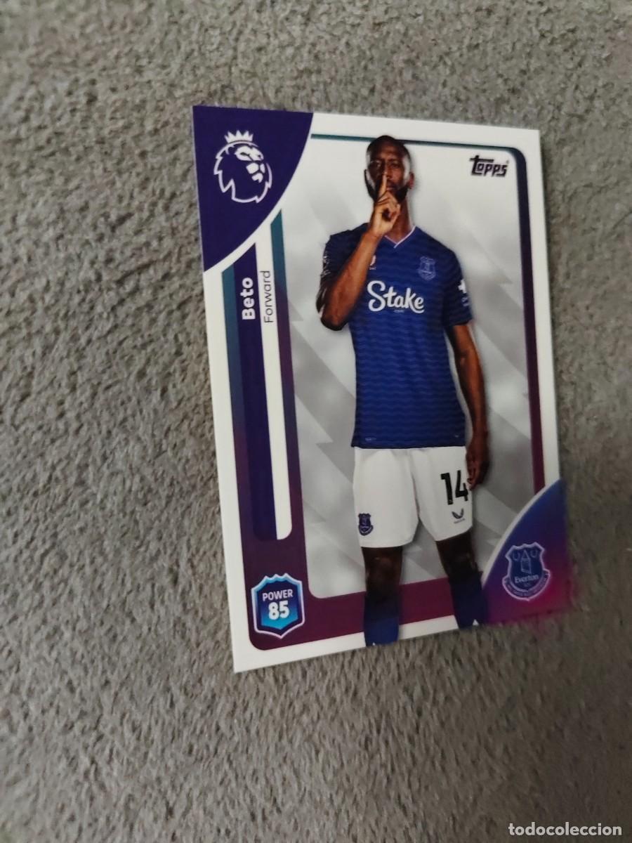 Cromos de f&uacute;tbol: 140 PREMIER LEAGUE 2025 26 BETO EVERTON TOPPS 25 2026 TRADING CARDS AAL