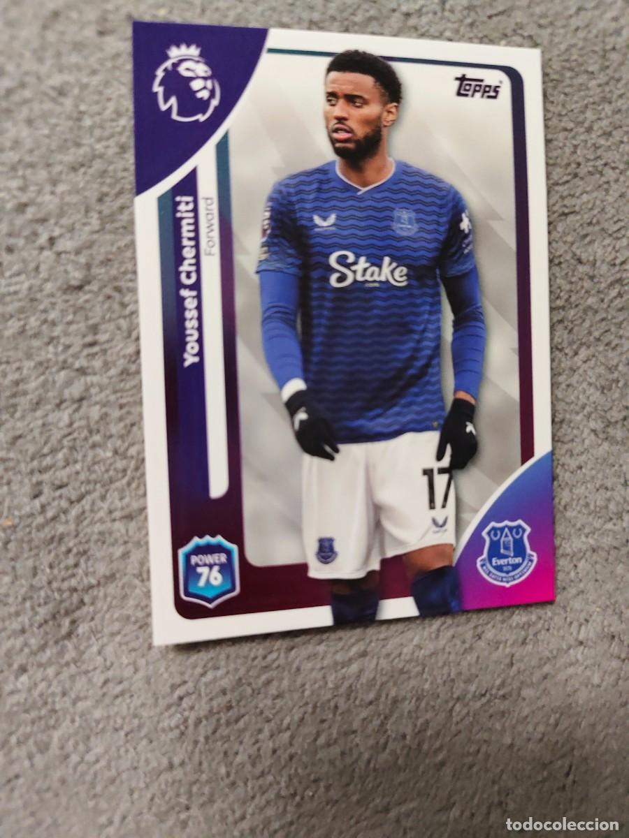 Cromos de f&uacute;tbol: 141 PREMIER LEAGUE 2025 26 YOUSSEF CHERMITI EVERTON TOPPS 25 2026 TRADING CARDS AAL
