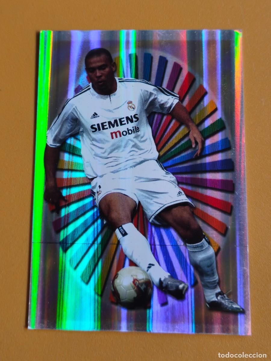 Cromos de f&uacute;tbol: ronaldo MVP, 2004 real madrid