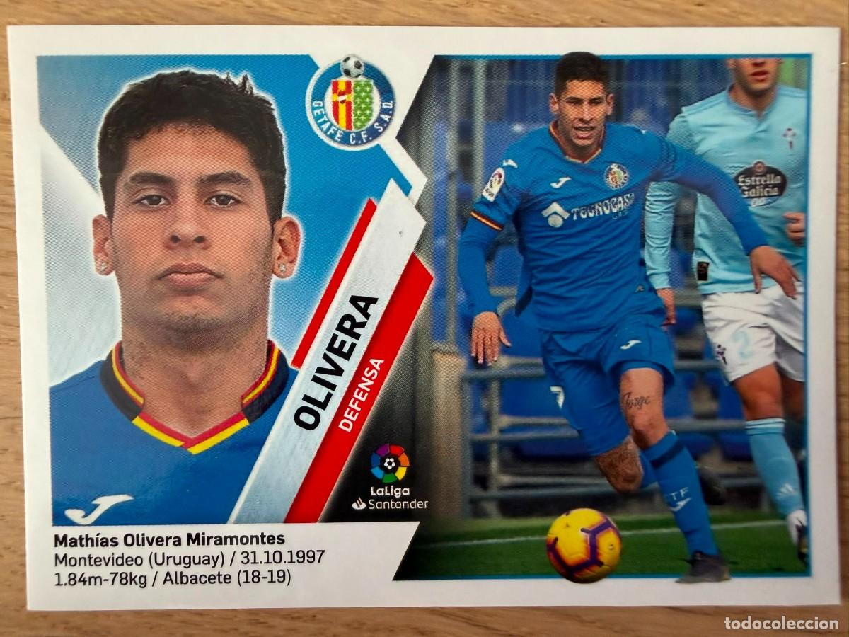 Football Stickers: 7B 7 B OLIVERA GETAFE 19 20 2019 2020 LIGA SANTANDER COLECCIONES ESTE SIN PEGAR STICKER