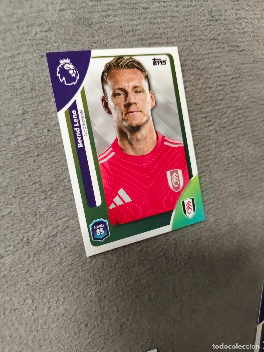 Football Stickers: 146 PREMIER LEAGUE 2025 26 BERND LENO FULHAM TOPPS 25 2026 TRADING CARDS AAL