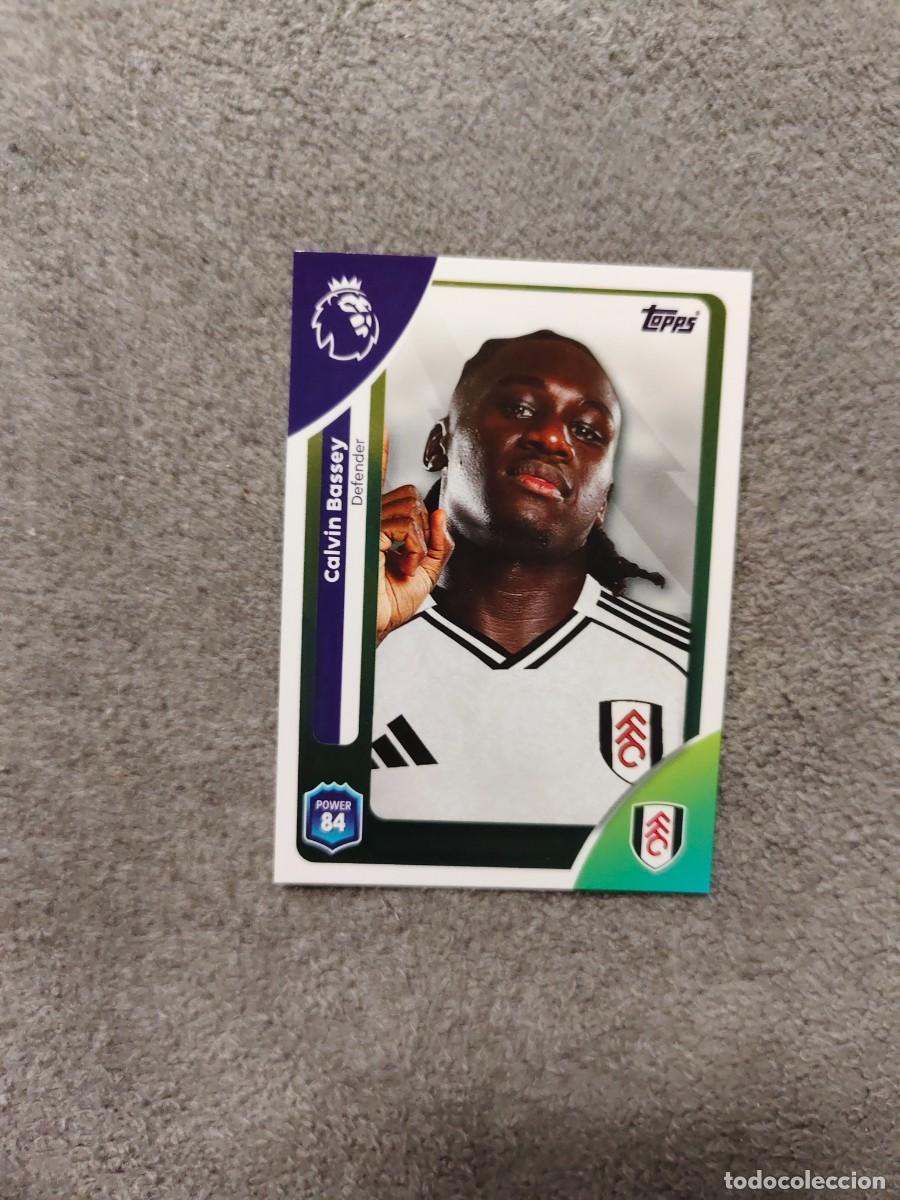 Football Stickers: 147 PREMIER LEAGUE 2025 26 CALVIN BASSEY FULHAM TOPPS 25 2026 TRADING CARDS AAL