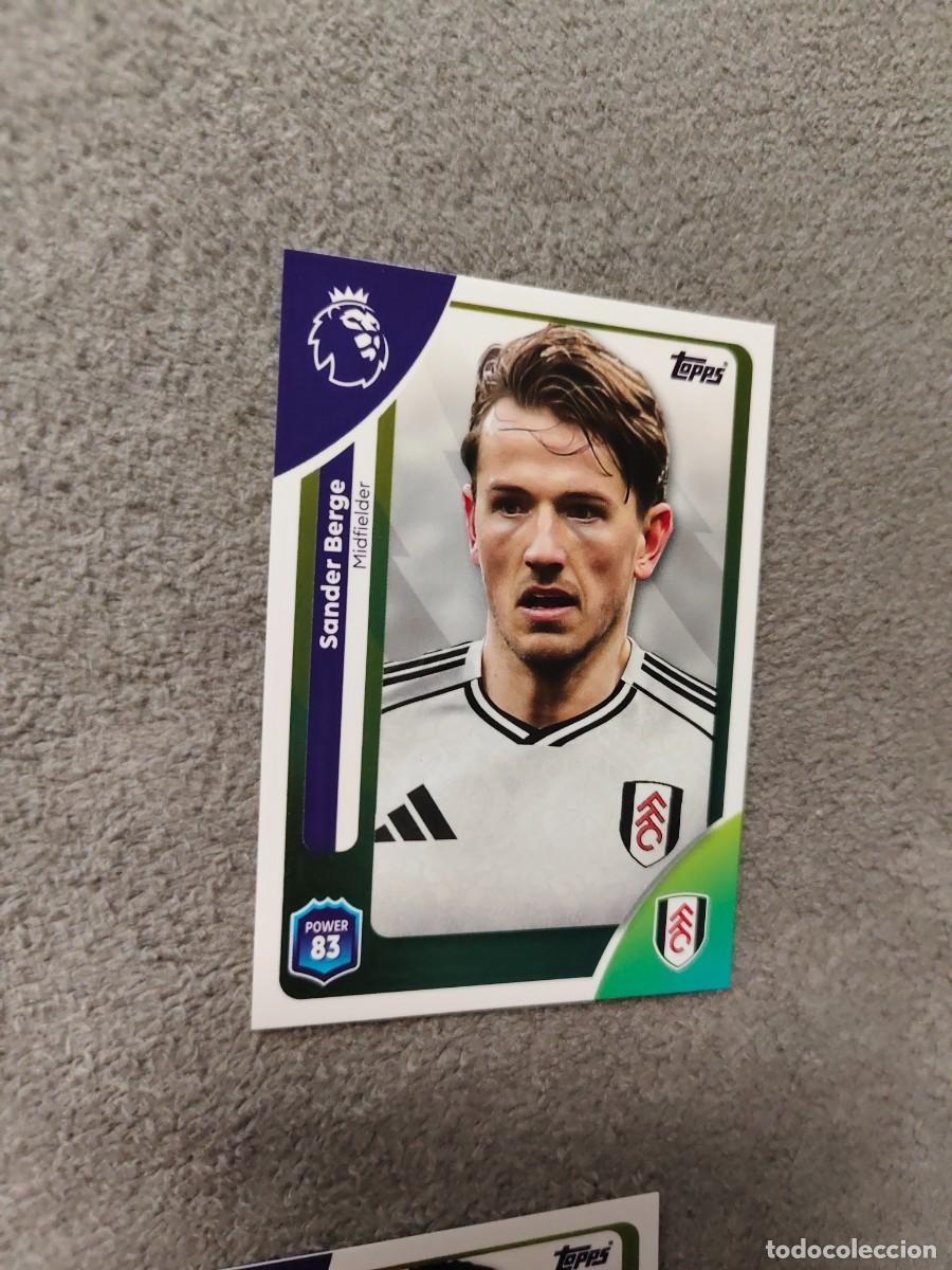 Football Stickers: 149 PREMIER LEAGUE 2025 26 SANDER BERGE FULHAM TOPPS 25 2026 TRADING CARDS AAL