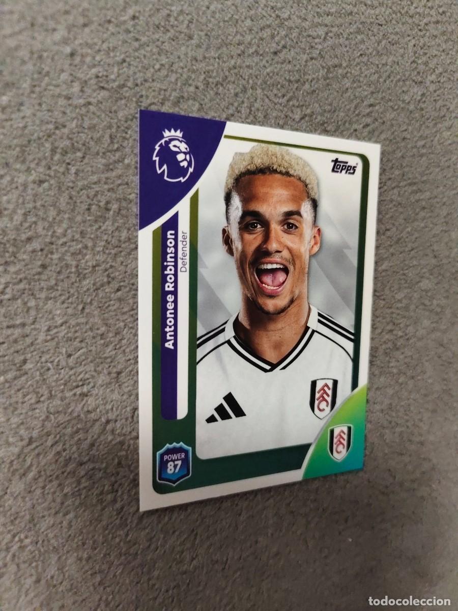 Football Stickers: 150 PREMIER LEAGUE 2025 26 ANTONEE ROBINSON FULHAM TOPPS 25 2026 TRADING CARDS AAL