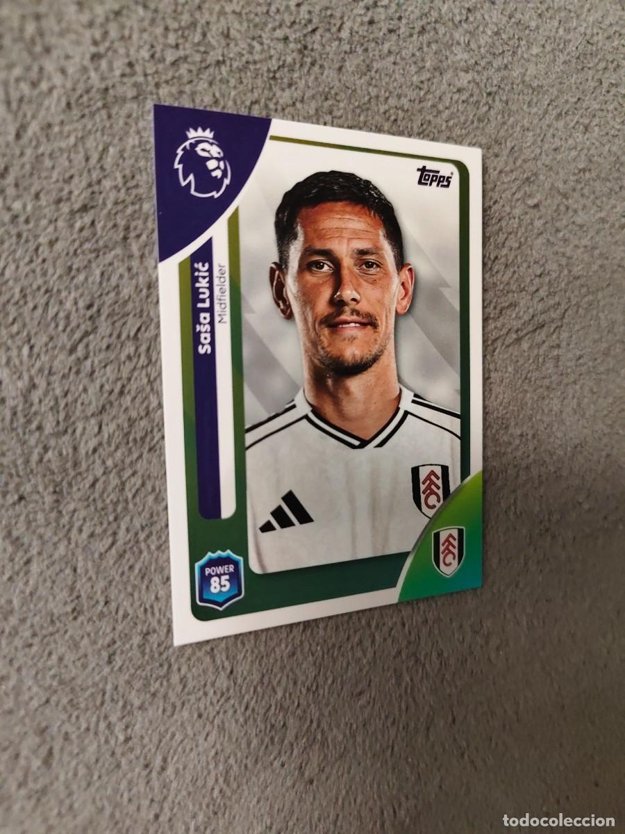 Football Stickers: 151 PREMIER LEAGUE 2025 26 SA&Scaron;A LUKIĆ FULHAM TOPPS 25 2026 TRADING CARDS AAL