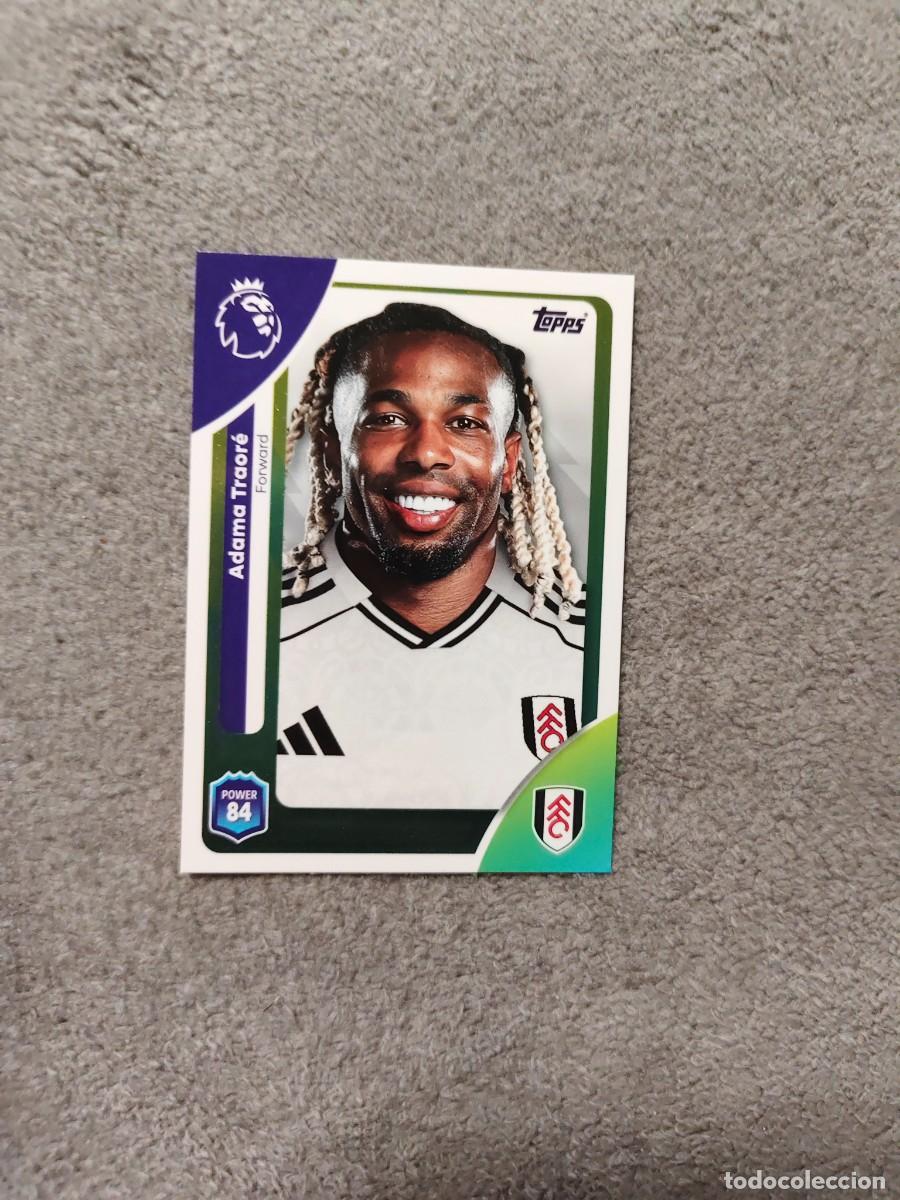 Football Stickers: 157 PREMIER LEAGUE 2025 26 ADAMA TRAOR&Eacute; FULHAM TOPPS 25 2026 TRADING CARDS AAL