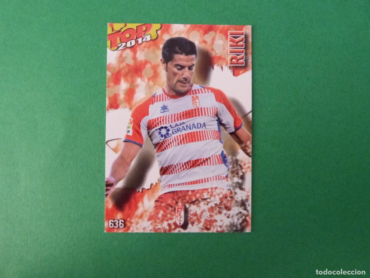 Cartes &agrave; collectionner de Football: TRADING CARD FUTBOL RIKI GRANADA C.F. MATE ROJO N&ordm; 636 FICHAS LIGA TOP MUNDICROMO 2013-2014/13-14