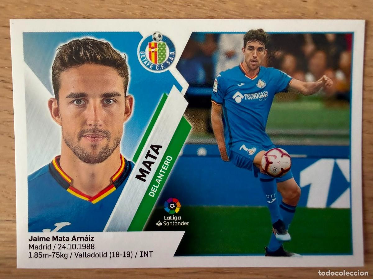 Cartes &agrave; collectionner de Football: 14 MATA GETAFE 19 20 2019 2020 LIGA SANTANDER COLECCIONES ESTE SIN PEGAR STICKER