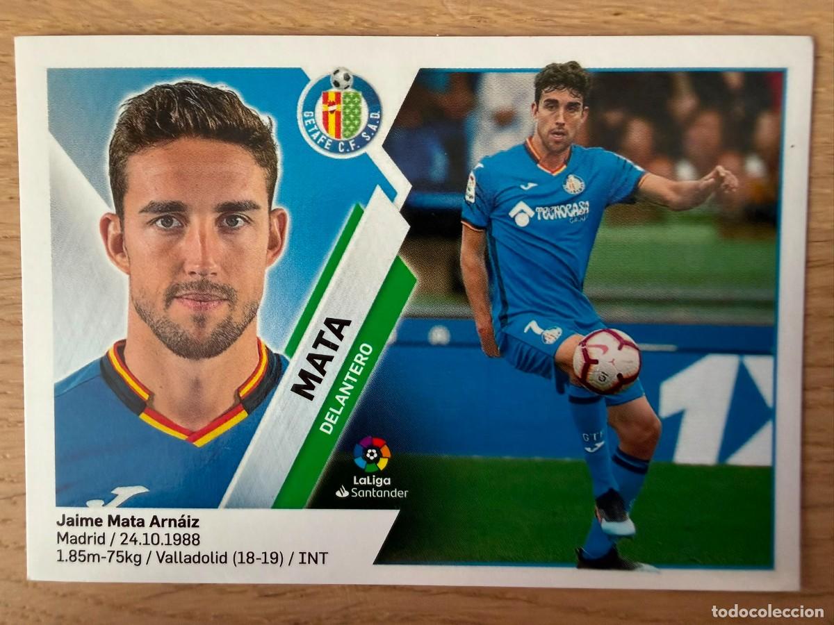 Cartes &agrave; collectionner de Football: 14 MATA GETAFE 19 20 2019 2020 LIGA SANTANDER COLECCIONES ESTE SIN PEGAR STICKER