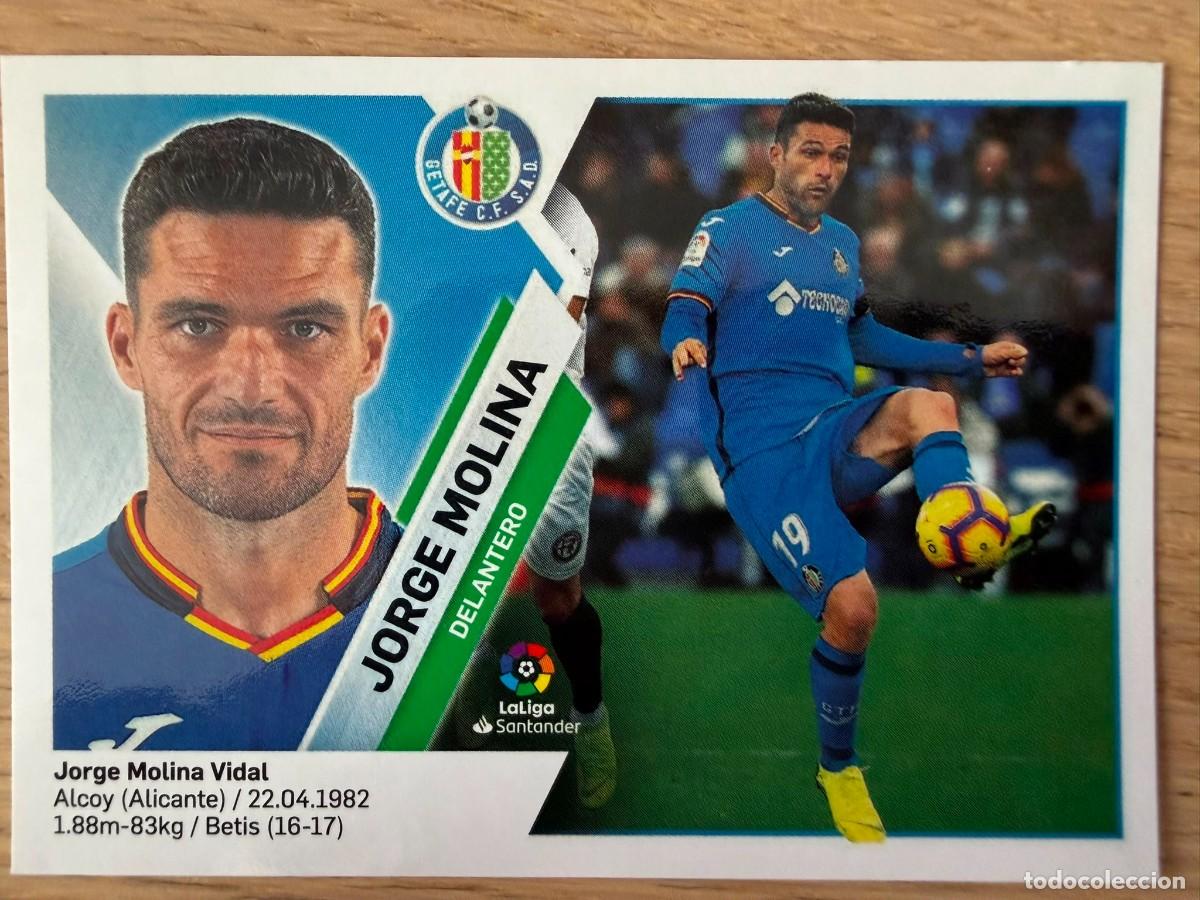 Cartes &agrave; collectionner de Football: 16 JORGE MOLINA GETAFE 19 20 2019 2020 LIGA SANTANDER COLECCIONES ESTE SIN PEGAR STICKER
