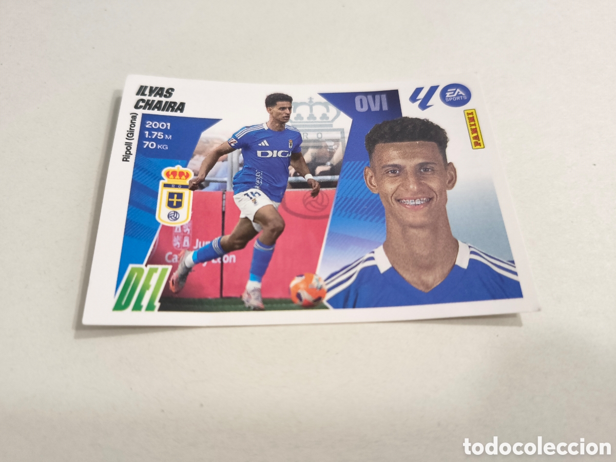 Cartes &agrave; collectionner de Football: LIGA 2025 26 PANINI ESTE, ILYAS CHAIRA (OVIEDO)