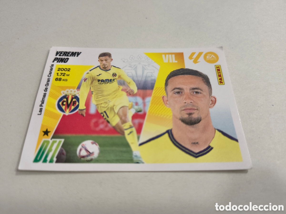 Cartes &agrave; collectionner de Football: LIGA 2025 26 PANINI ESTE, YEREMY PINO (VILLARREAL)