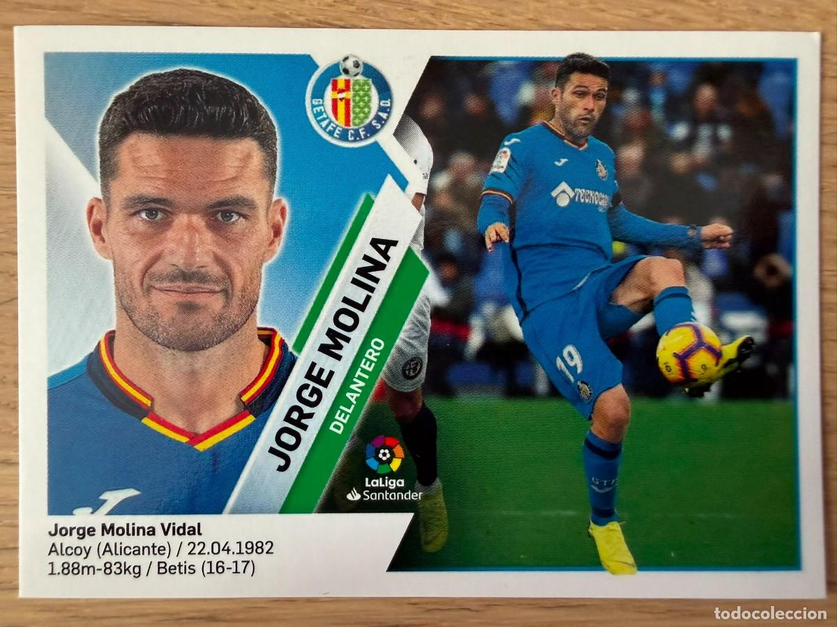 Cartes &agrave; collectionner de Football: 16 JORGE MOLINA GETAFE 19 20 2019 2020 LIGA SANTANDER COLECCIONES ESTE SIN PEGAR STICKER