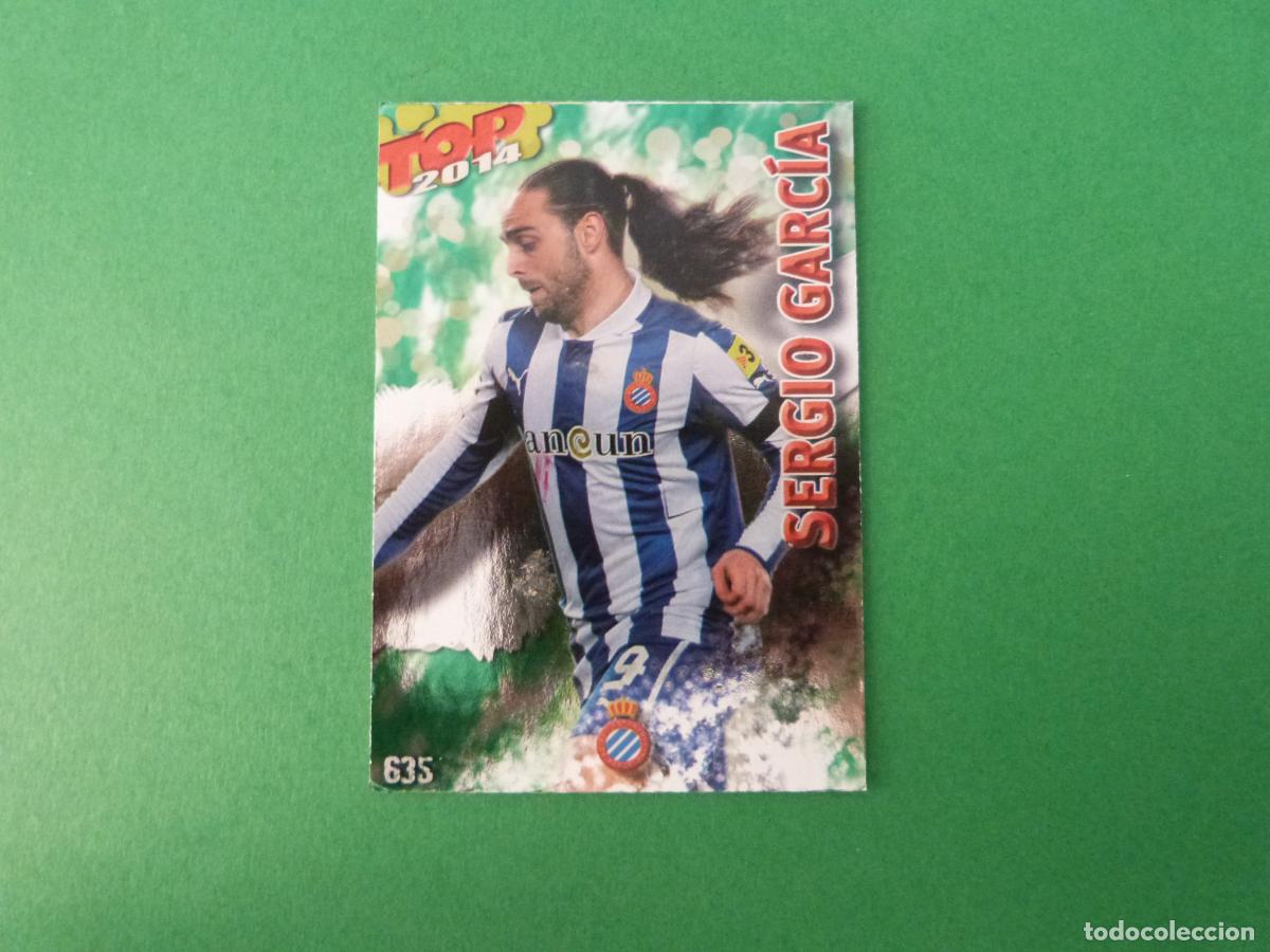 Cartes &agrave; collectionner de Football: TRADING CARD FUTBOL SERGIO GARCIA ESPA&Ntilde;OL-ESPANYOL N 636 FICHAS LIGA TOP MUNDICROMO 2013-2014/13-14