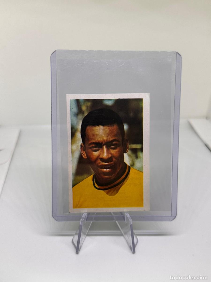 Football Stickers: Pele Brasil Munich 1974 Editorial FHER. Raro sin pegar