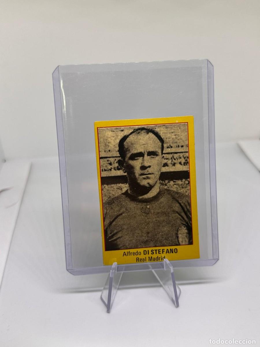 Cromos de f&uacute;tbol: Alfredo Di Stefano Real Madrid Super Futbol 1984 Cromos Rollan sin pegar