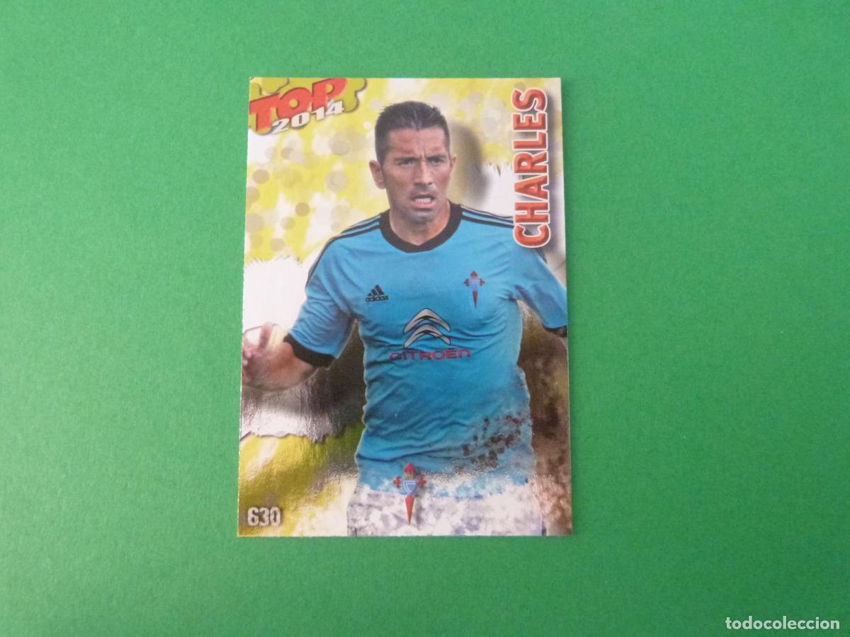 Cromos de f&uacute;tbol: TRADING CARD FUTBOL CHARLES CELTA DE VIGO N&ordm; 630 FICHAS LIGA TOP MUNDICROMO 2013-2014/13-14