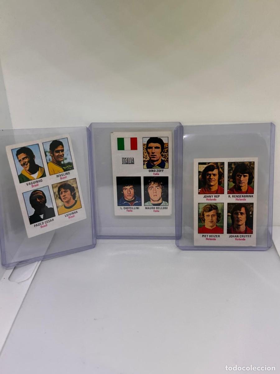 Cromos de f&uacute;tbol: Alfredo Di Stefano Real Madrid Super Futbol 1984 Cromos Rollan sin pegar