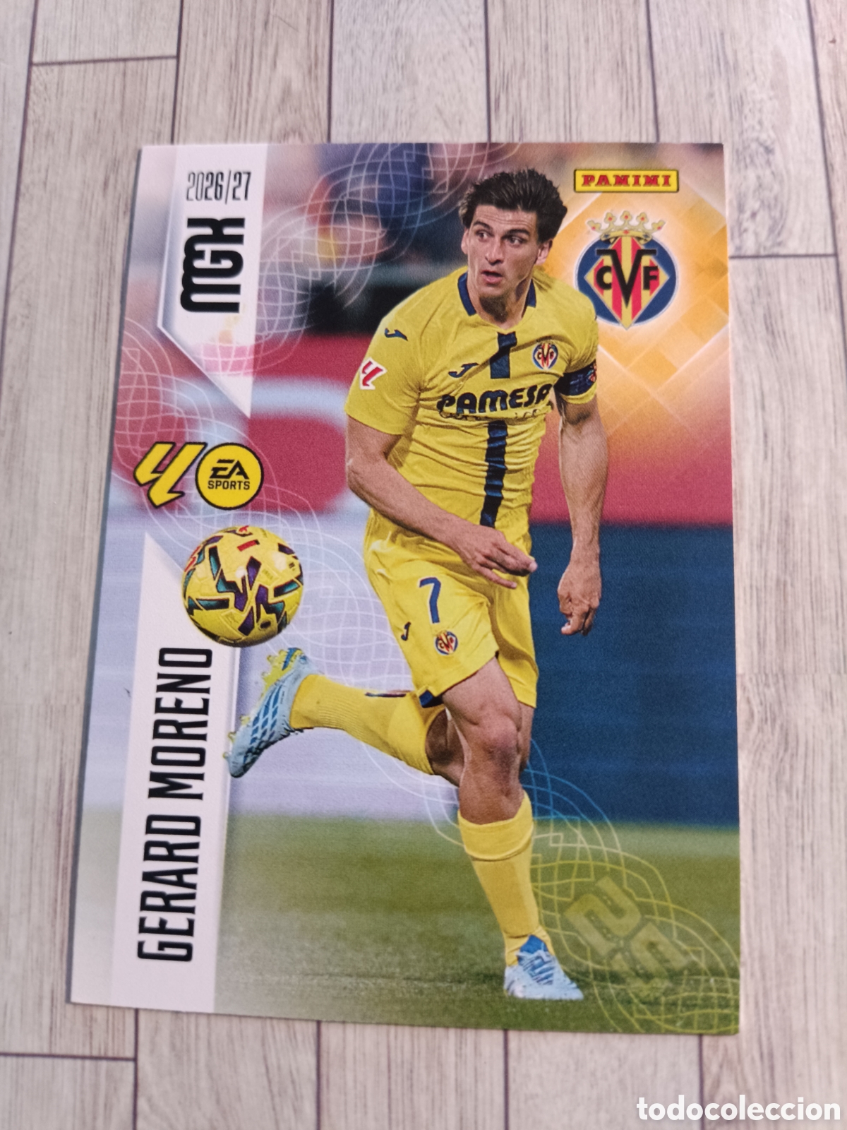 Fu&szlig;ball-Sticker: 378 GERARD MORENO VILLARREAL MEGACRACKS MGK 26 27 PANINI 2026 2027
